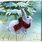 Winterscape III-Rabbit by Kelsey Wilson 12" x 12" Canvas Wall Art
